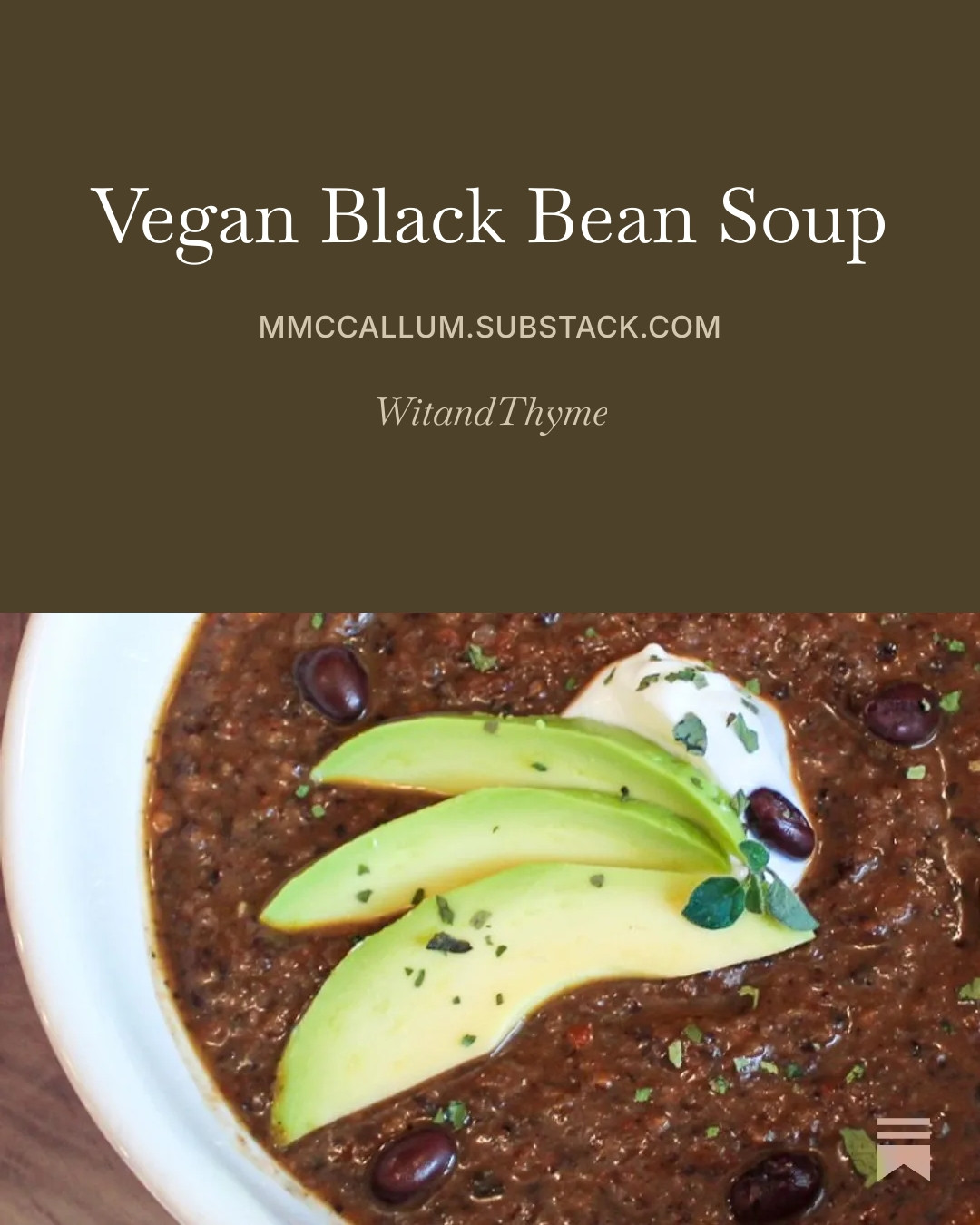 Temps are dropping quickly here in Central Oregon, and it feels like we are officially in soup season! The thing I love about soup is that you can pack it full of nutrients and still feel like you are indulging in comfort food.⁠
⁠
I hope you like this one! You’ll find step-by-step instructions and a cost breakdown to make you feel great about your budget, along with your healthy meal. 🧡⁠
⁠
https://mmccallum.substack.com/p/vegan-black-bean-soup⁠
⁠
#blackbeansoup #veganrecipe #vegansoup #soupseason⁠