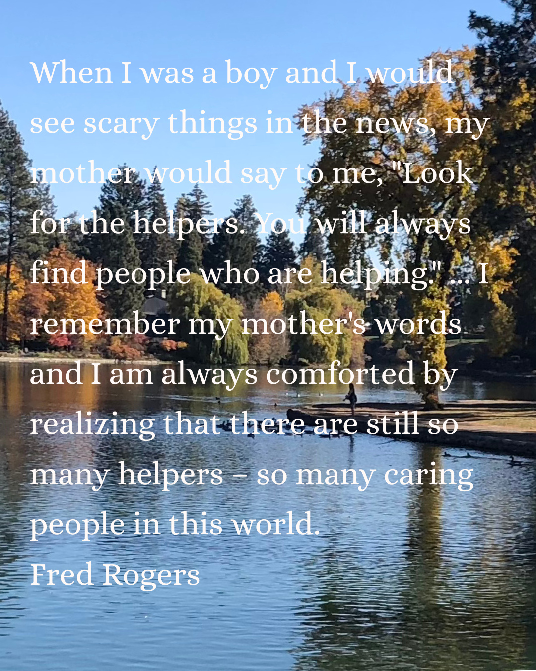 Tears are flowing today throughout our sweet mountain town and far beyond in response to the tragedy at Silver Rail. For me, and many others, I'm sure, they also flow in response to the outpouring of love we are witnessing. ⁠
⁠
Bend community - thank you for being the helpers our children and young families need as they face this unimaginably difficult time. Love is the most powerful force for healing and for change. I'm heartened to see it on full display and in action, and I'm so very sad that it's needed. ⁠
⁠
Sending so much love to all.